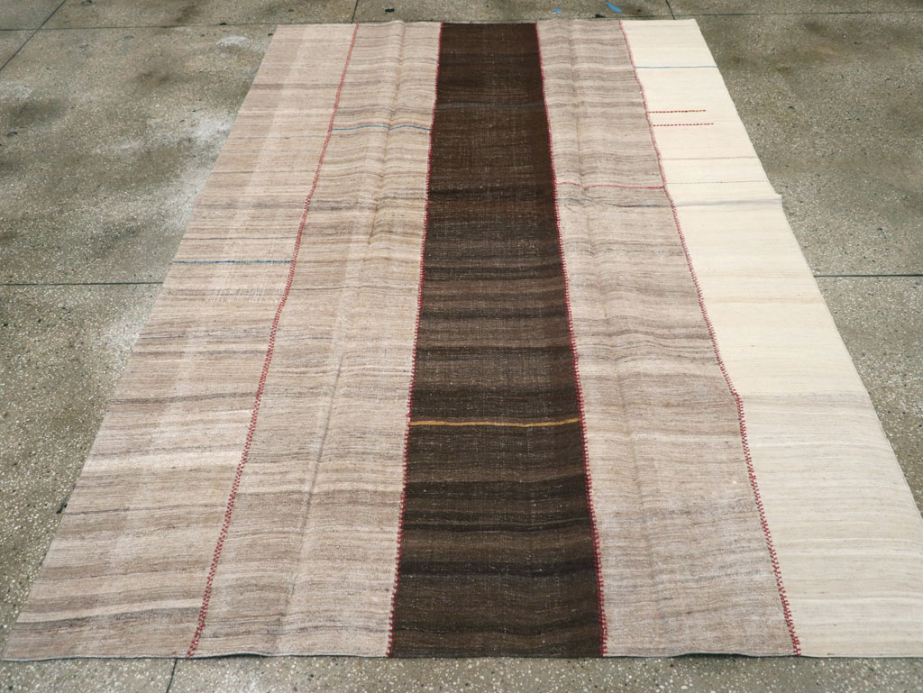 Vintage Persian Flatweave Kilim, No.28526 - Galerie Shabab