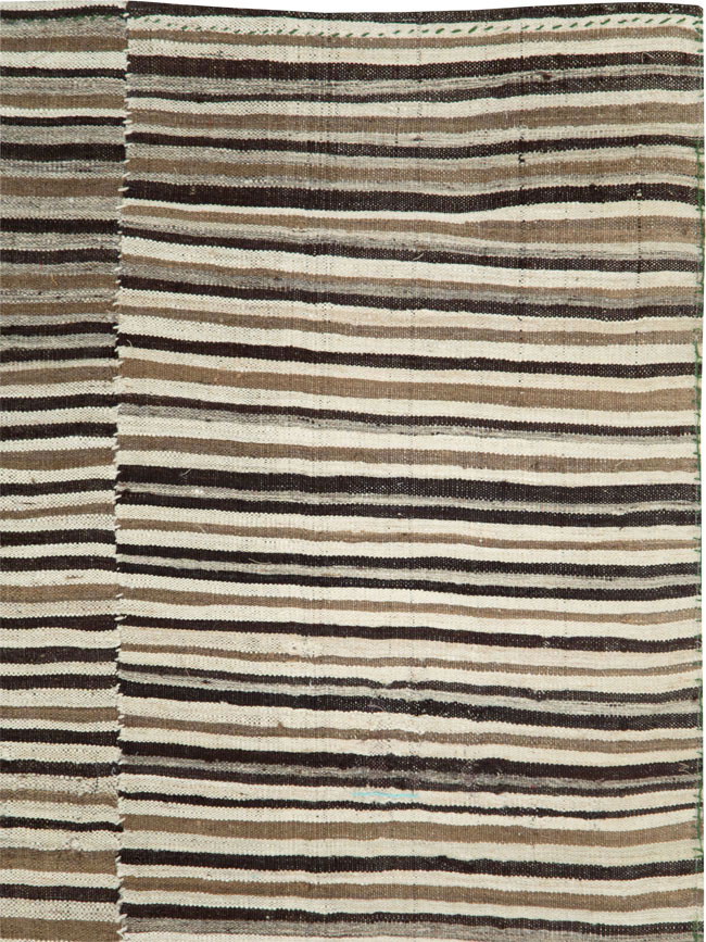 Vintage Persian Flatweave Kilim, No.28527 - Galerie Shabab