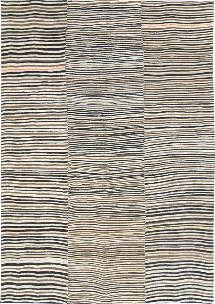 Vintage Persian Flatweave Kilim, No.28528 - Galerie Shabab