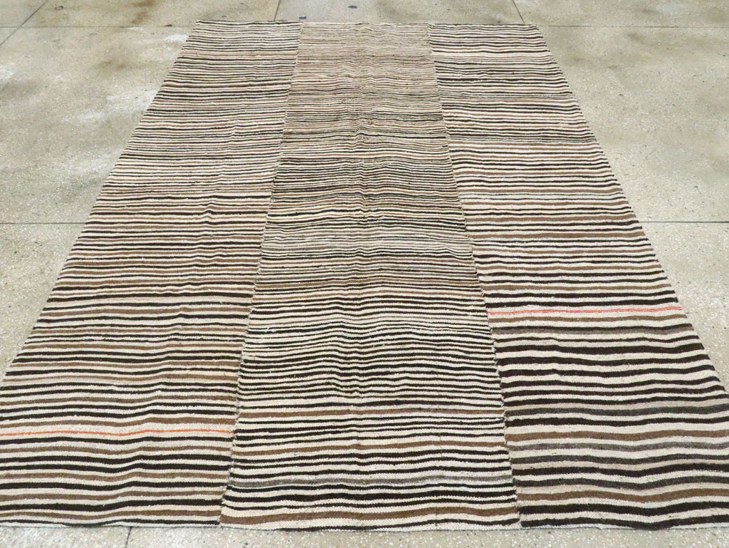 Vintage Persian Flatweave Kilim, No.28528 - Galerie Shabab