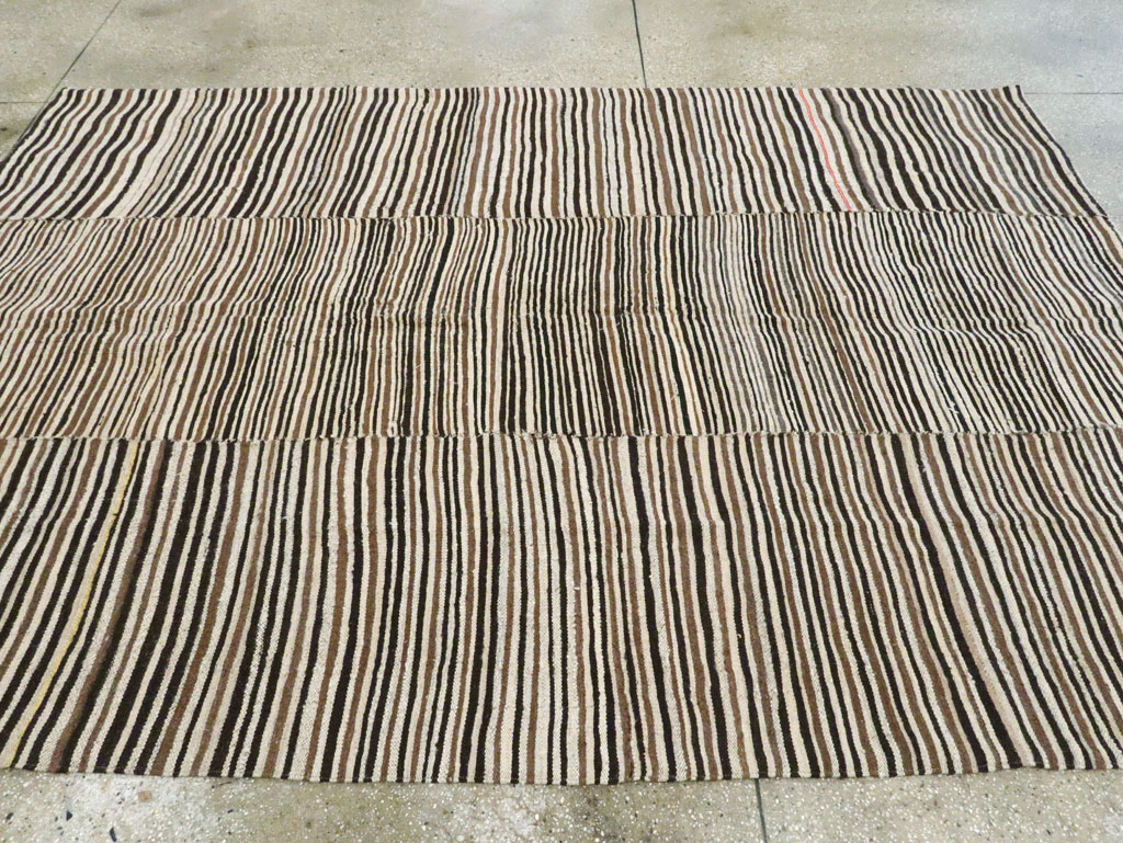 Vintage Persian Flatweave Kilim, No.28528 - Galerie Shabab