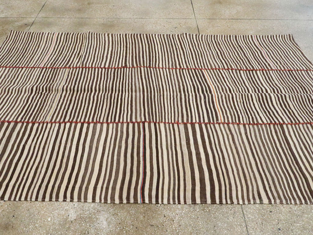 Vintage Persian Flatweave, No.28531 - Galerie Shabab