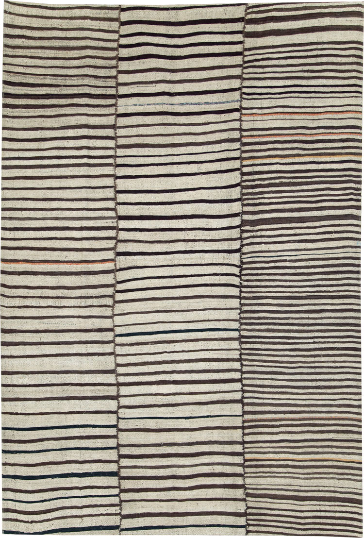 Vintage Persian Flatweave Kilim, No.28534 - Galerie Shabab