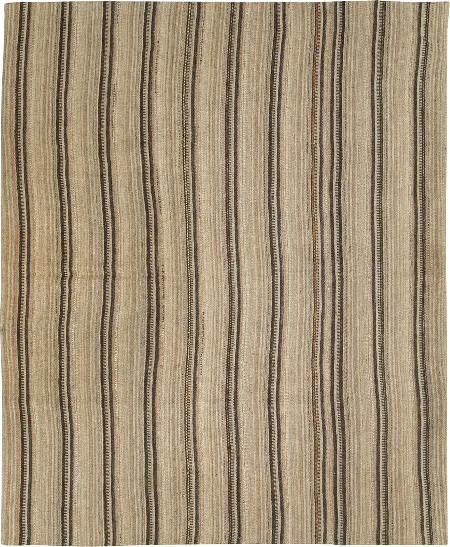 Vintage Persian Flatweave Kilim, No.28535 - Galerie Shabab