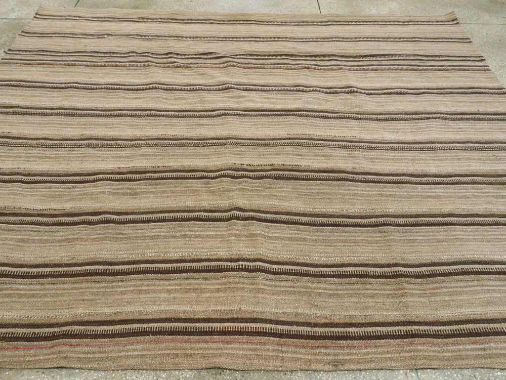 Vintage Persian Flatweave Kilim, No.28535 - Galerie Shabab