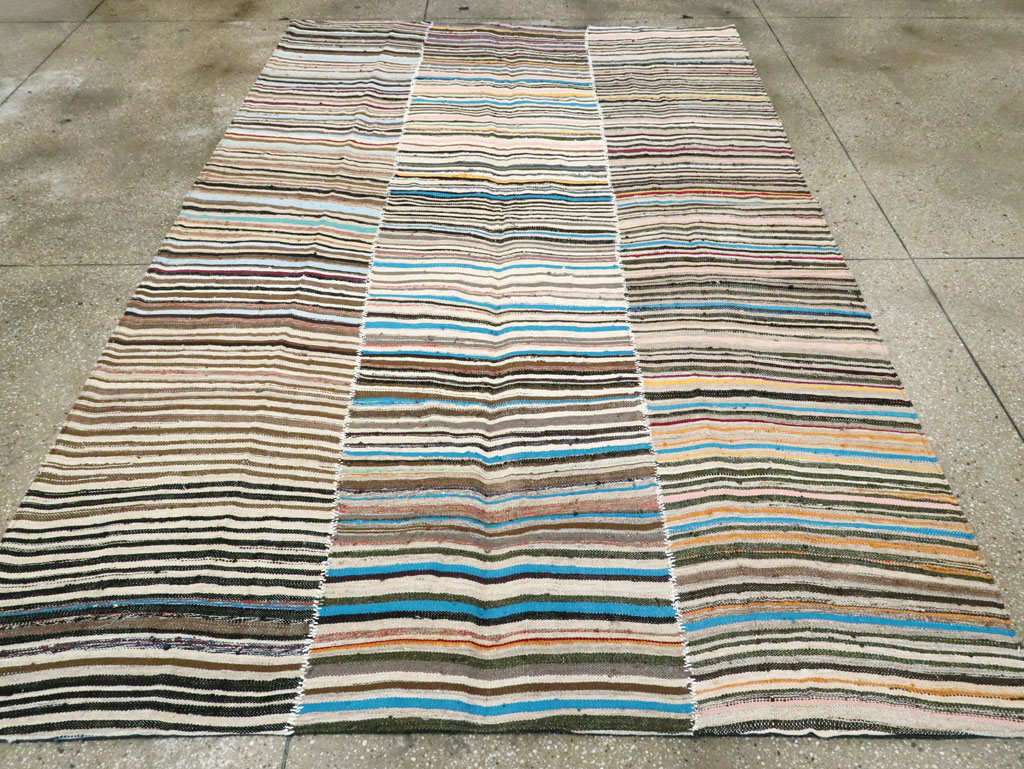 Vintage Persian Flatweave, No.28536 - Galerie Shabab