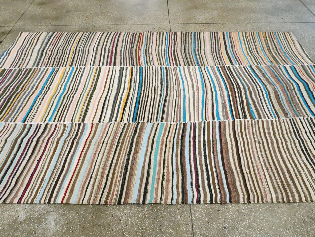 Vintage Persian Flatweave, No.28536 - Galerie Shabab