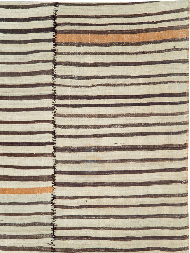 Vintage Persian Flatweave Kilim, No.28539 - Galerie Shabab