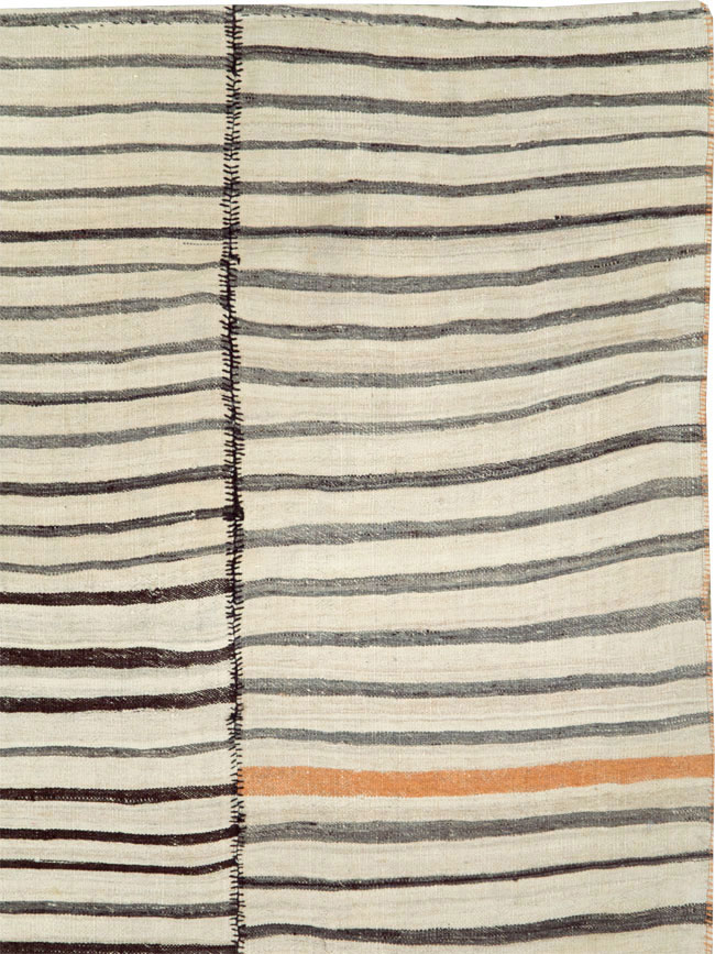 Vintage Persian Flatweave Kilim, No.28539 - Galerie Shabab