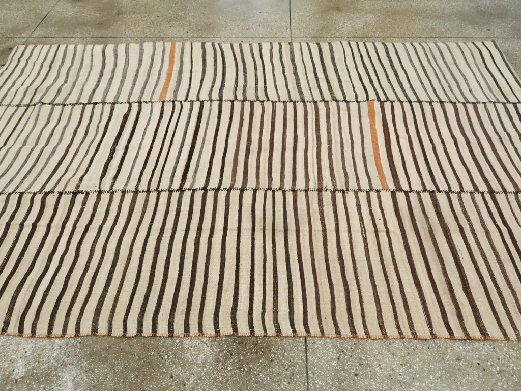 Vintage Persian Flatweave Kilim, No.28539 - Galerie Shabab