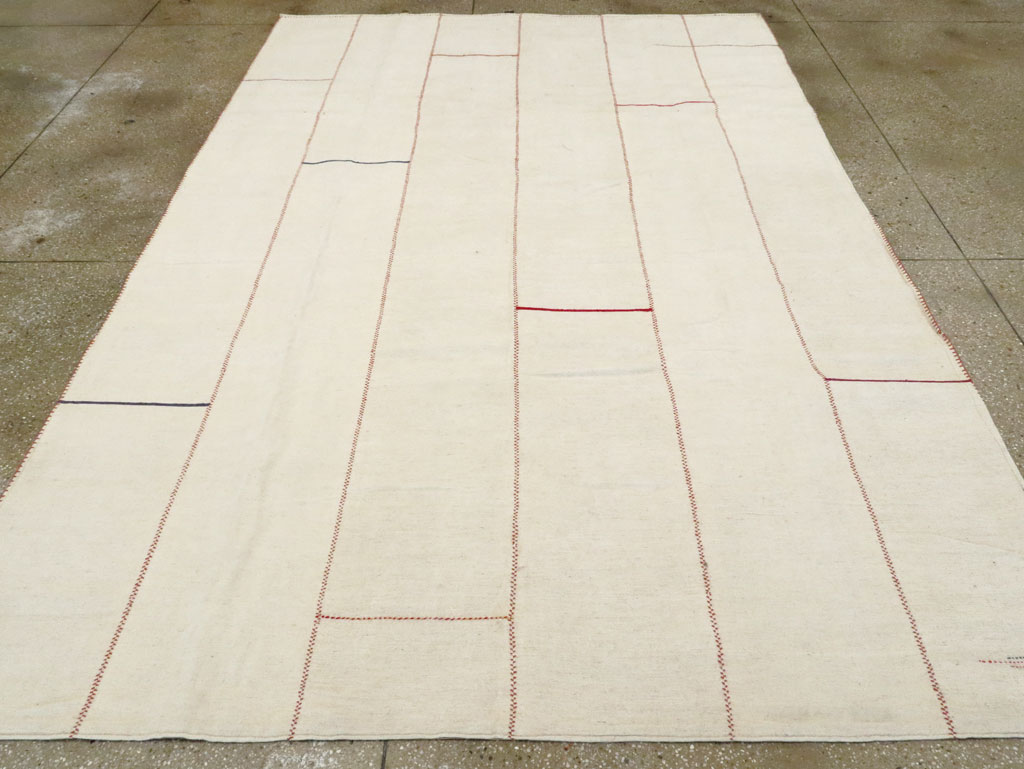 Modern Persian Flatweave Kilim, No.28544 - Galerie Shabab