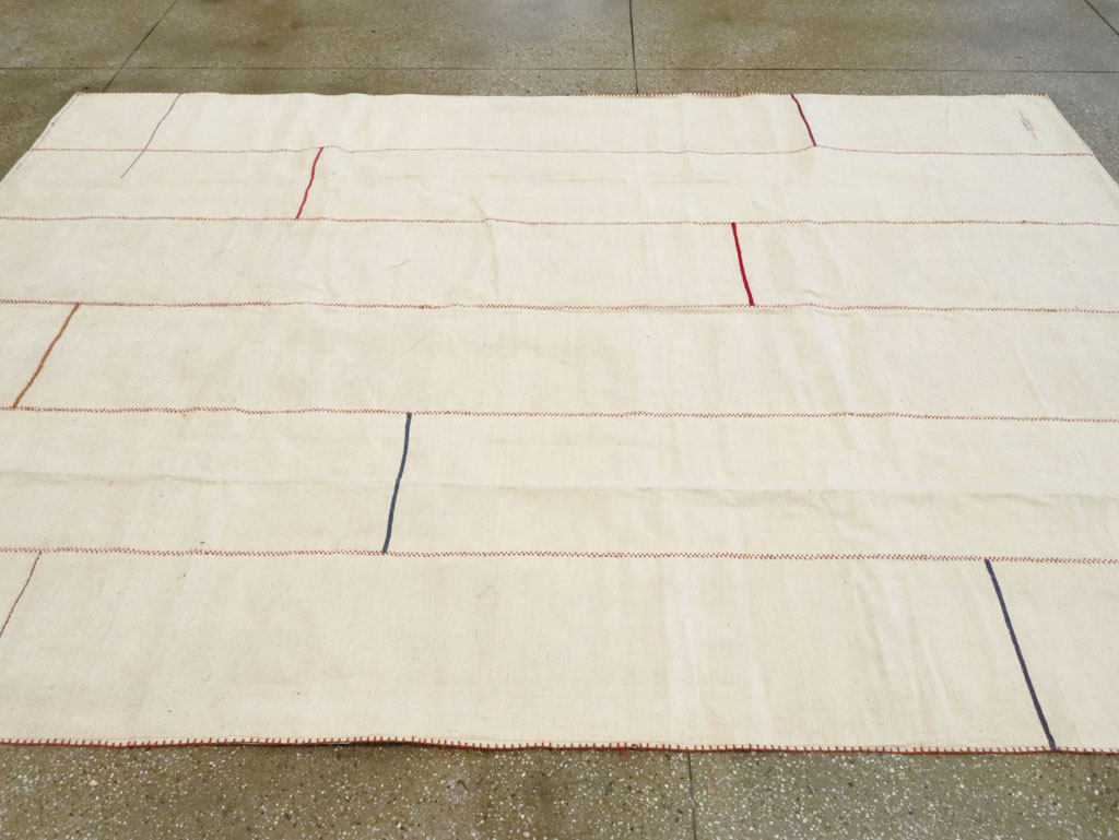 Modern Persian Flatweave Kilim, No.28544 - Galerie Shabab
