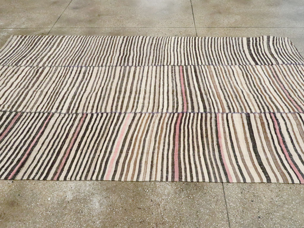 Vintage Persian Flatweave, No.28547 - Galerie Shabab