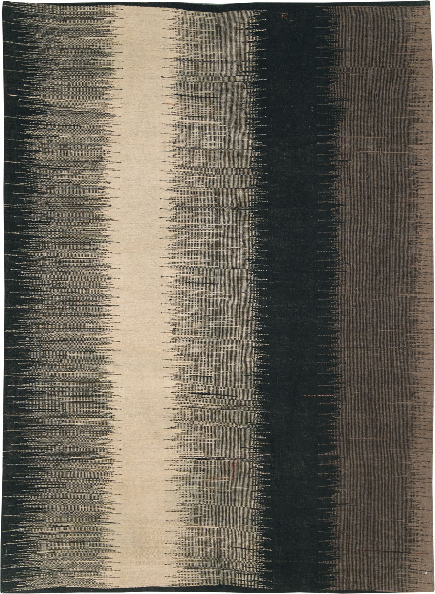 Modern Persian Kilim Flatweave Accent Rug, No.28551 - Galerie Shabab