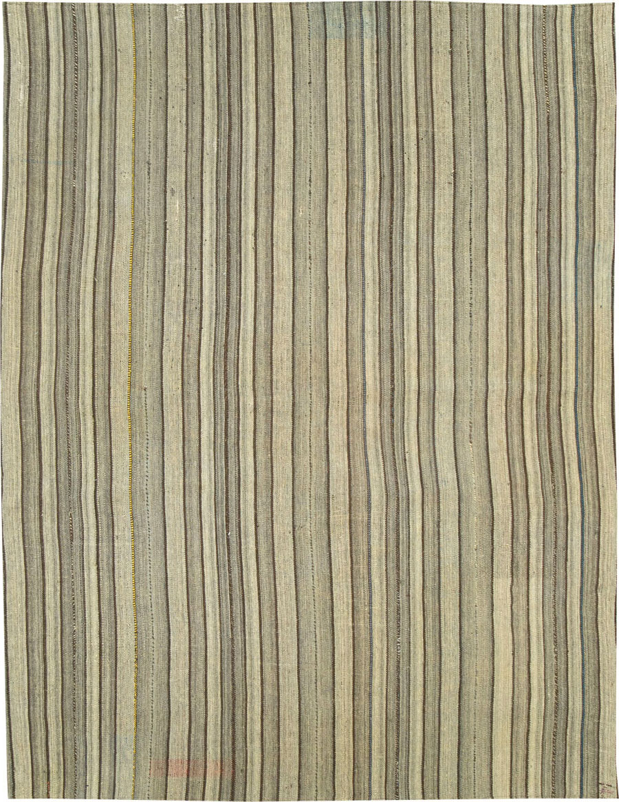 Vintage Persian Flatweave Kilim, No.28559 - Galerie Shabab