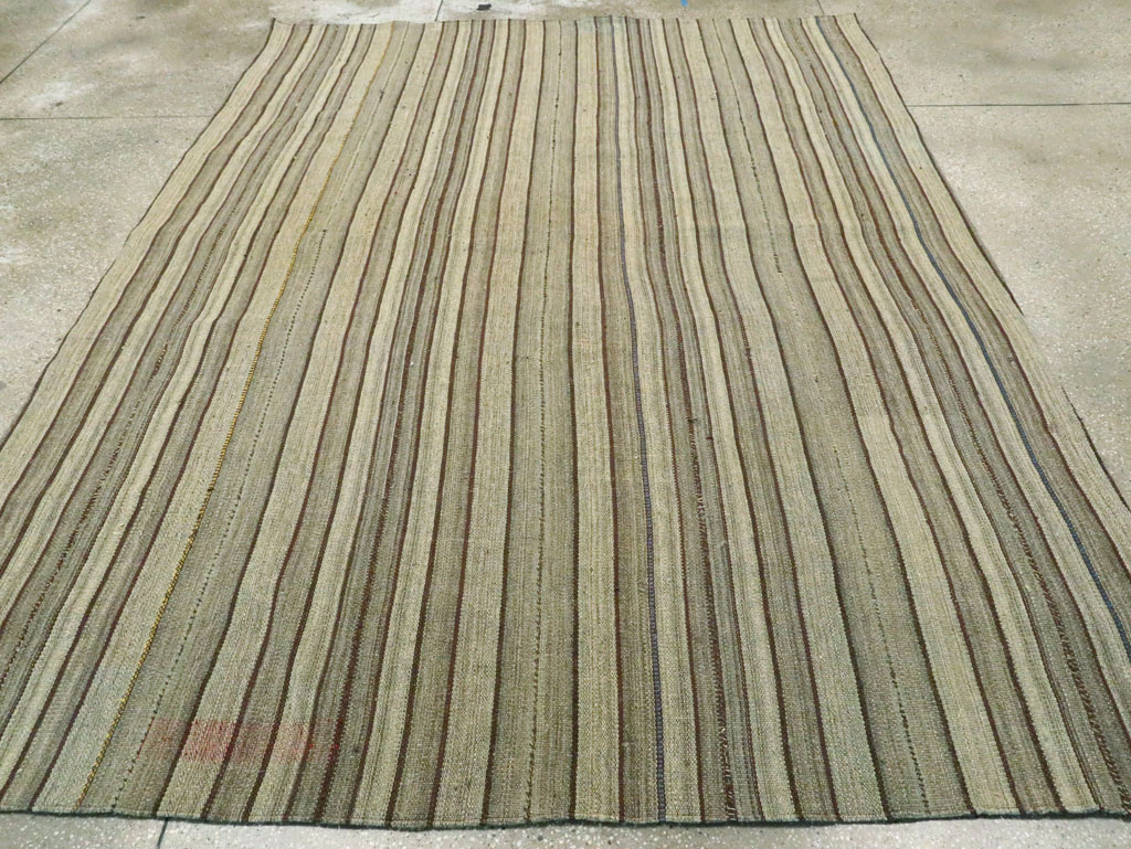 Vintage Persian Flatweave Kilim, No.28559 - Galerie Shabab