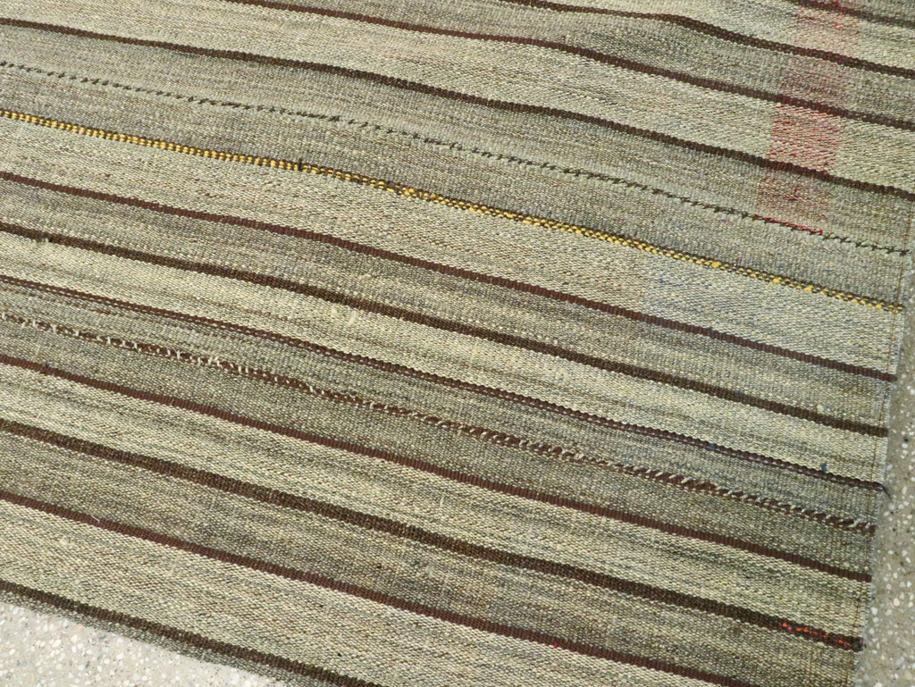 Vintage Persian Flatweave Kilim, No.28559 - Galerie Shabab