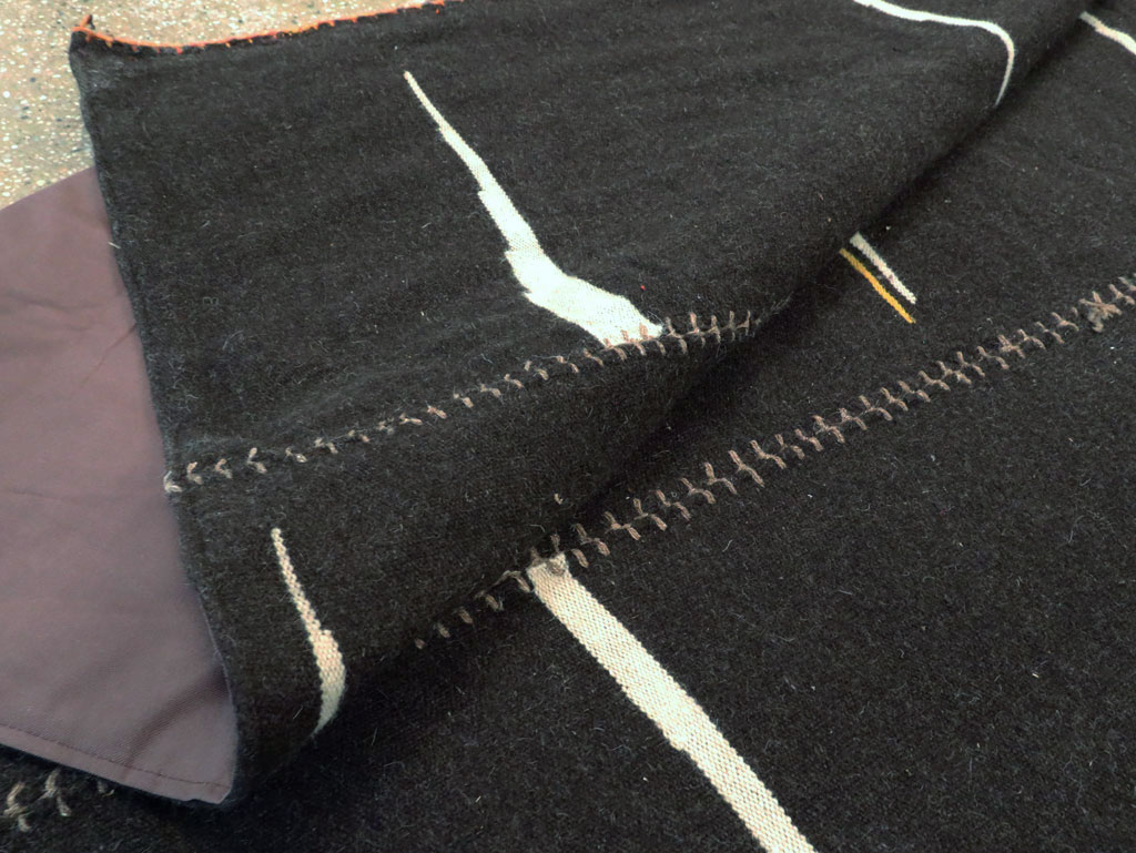 Contemporary Persian Flatweave Kilim Room Size Carpet, No.28561 - Galerie Shabab