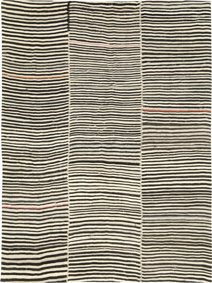 Vintage Persian Flatweave, No.28562 - Galerie Shabab