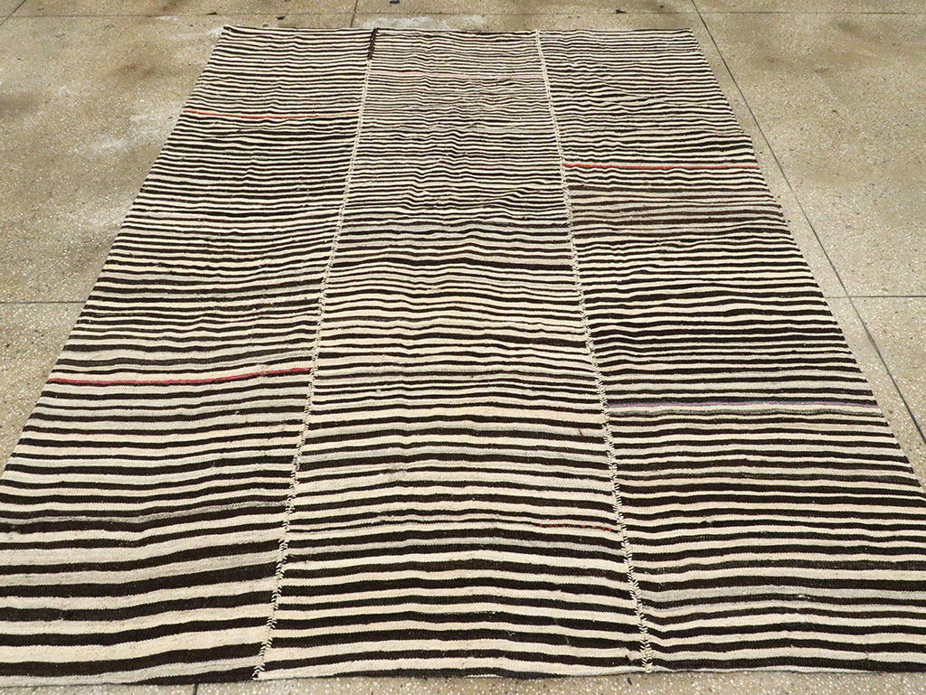 Vintage Persian Flatweave, No.28562 - Galerie Shabab