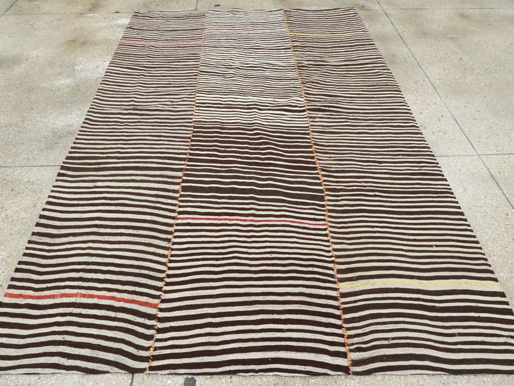 Vintage Persian Flatweave, No.28563 - Galerie Shabab