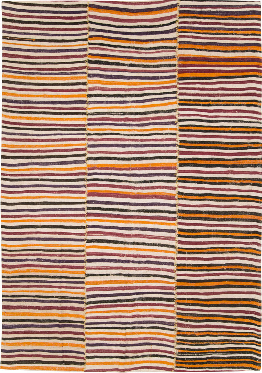 Vintage Persian Flatweave Kilim, No.28564 - Galerie Shabab