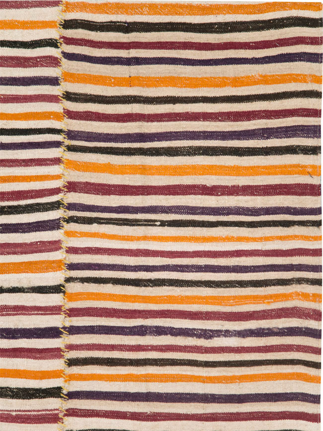 Vintage Persian Flatweave, No.28564 - Galerie Shabab