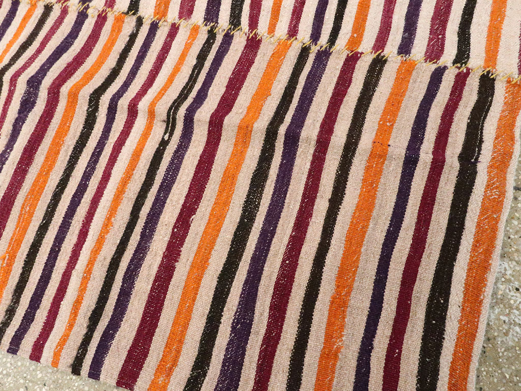Vintage Persian Flatweave Kilim, No.28564 - Galerie Shabab