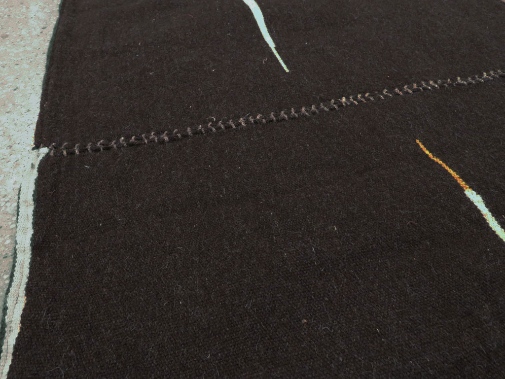 Contemporary Turkish Flatweave Runner, No.28565 - Galerie Shabab