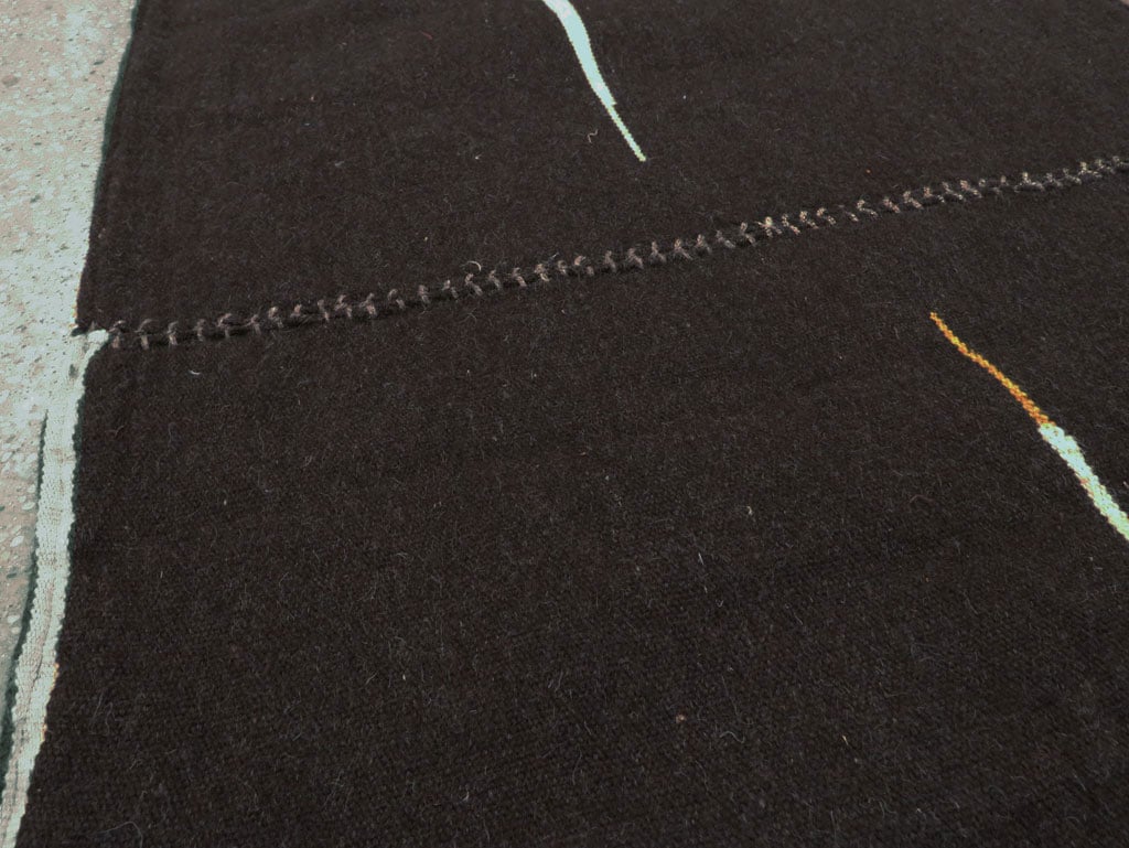 Contemporary Turkish Flatweave Runner, No.28565 - Galerie Shabab