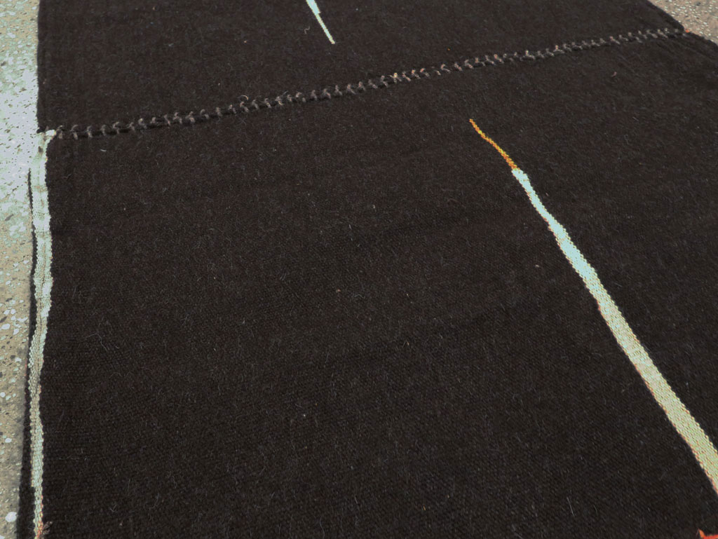 Contemporary Turkish Flatweave Runner, No.28565 - Galerie Shabab