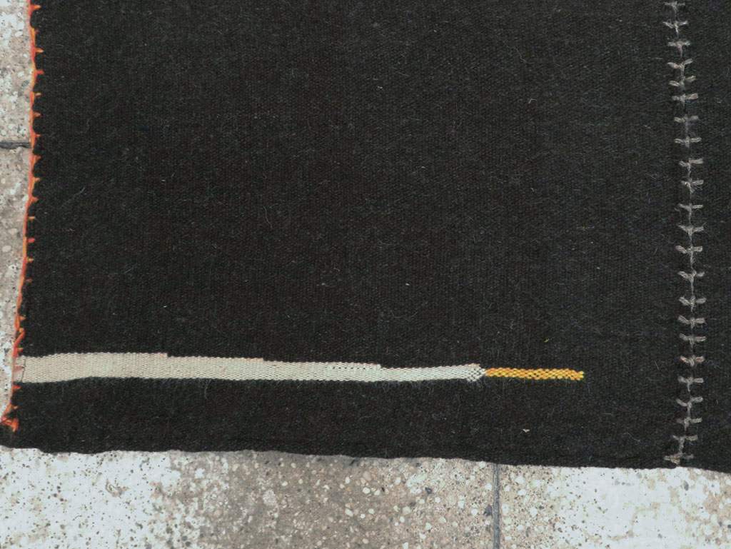 Contemporary Turkish Flatweave Runner, No.28565 - Galerie Shabab