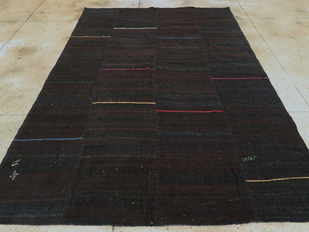 Modern Persian Flatweave Kilim, No.28566 - Galerie Shabab