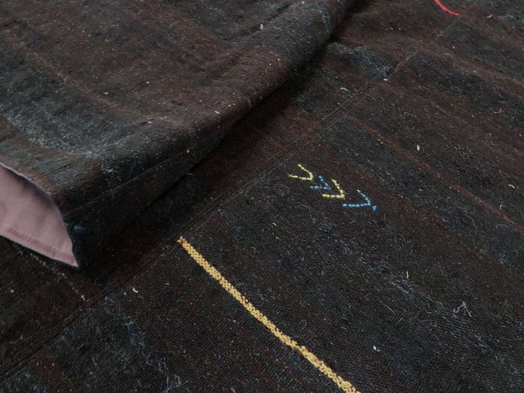 Modern Persian Flatweave Kilim, No.28566 - Galerie Shabab