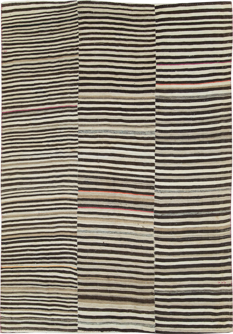 Vintage Persian Flatweave Kilim, No.28568 - Galerie Shabab