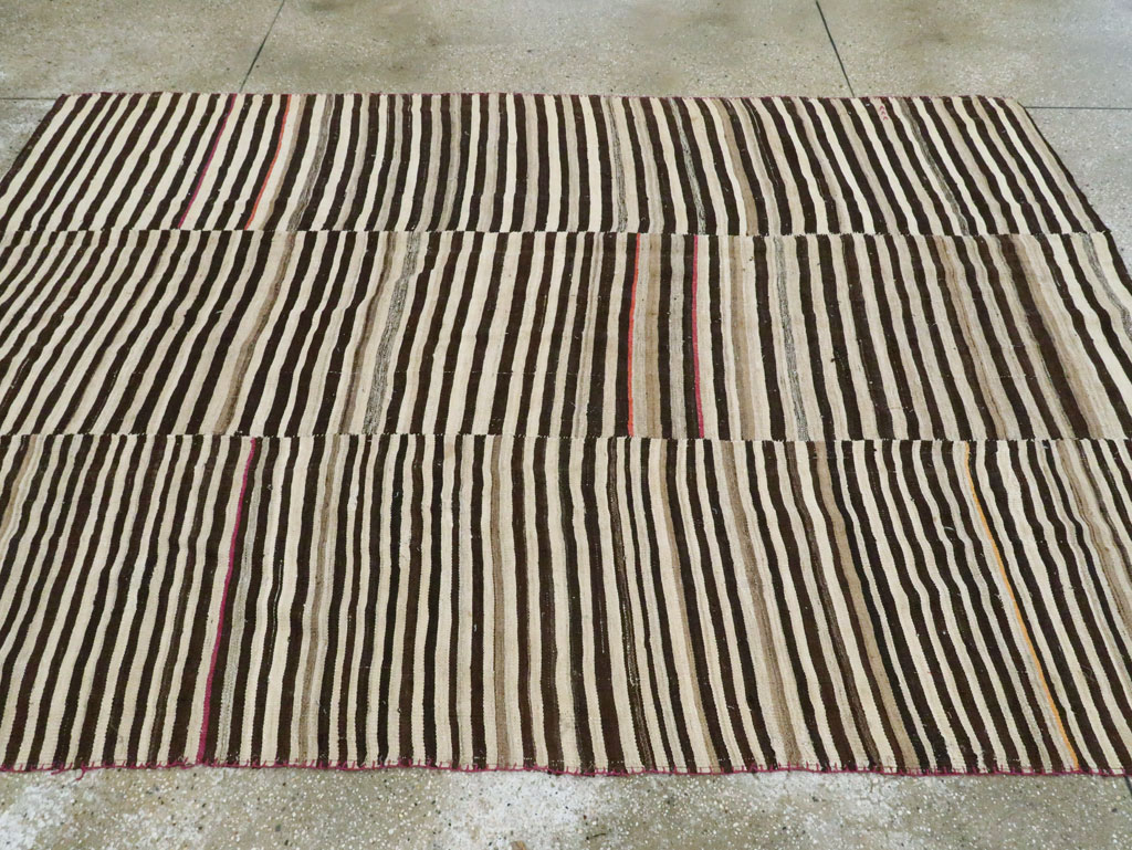 Vintage Persian Flatweave Kilim, No.28568 - Galerie Shabab
