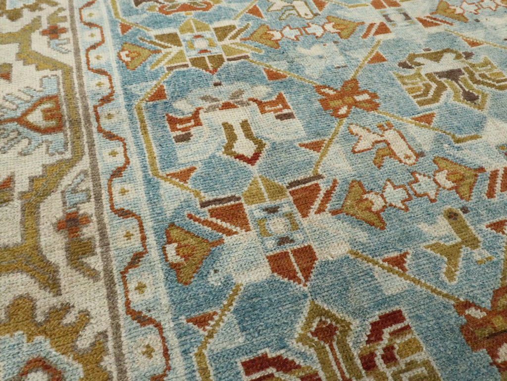 Vintage Persian Malayer Accent Rug, No.28572 - Galerie Shabab