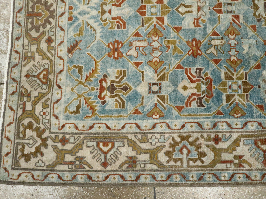 Vintage Persian Malayer Accent Rug, No.28572 - Galerie Shabab