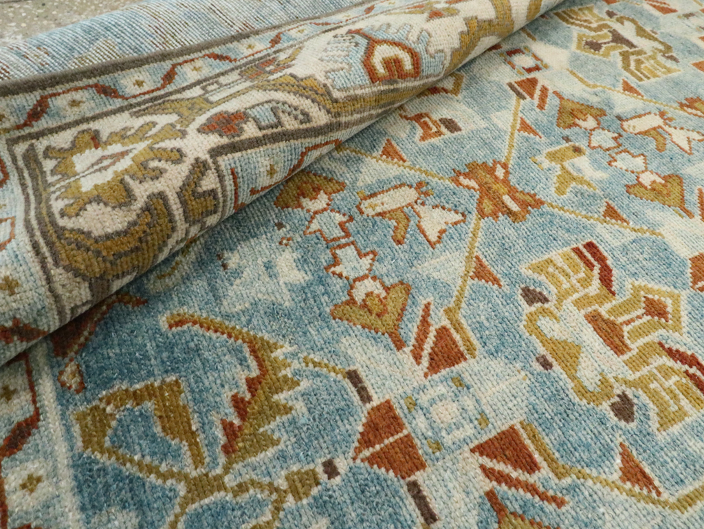 Vintage Persian Malayer Accent Rug, No.28572 - Galerie Shabab