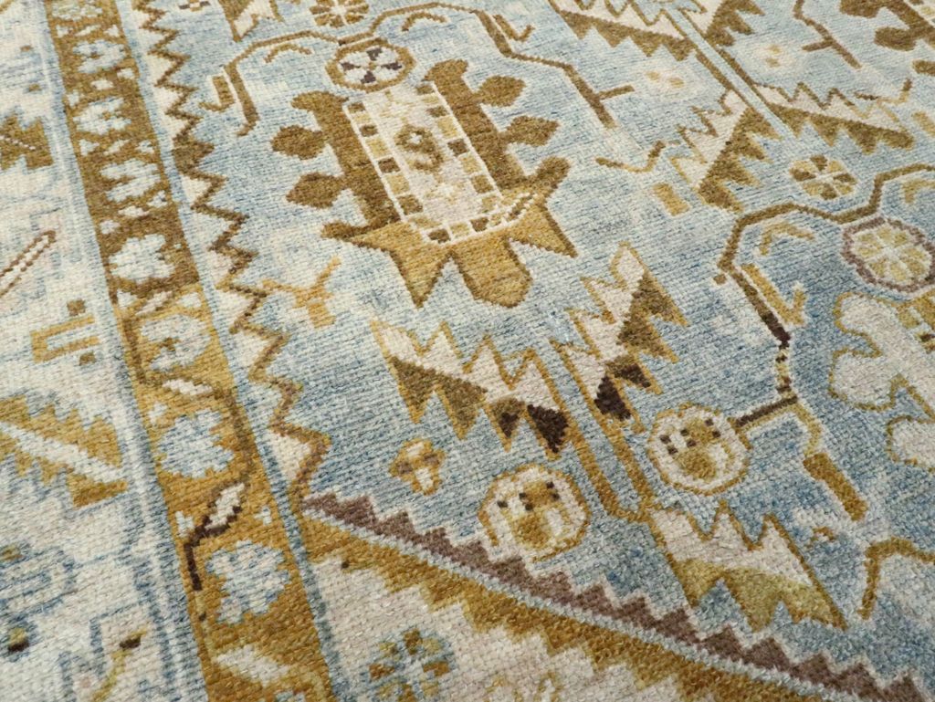Vintage Persian Malayer Accent Rug, No.28574 - Galerie Shabab