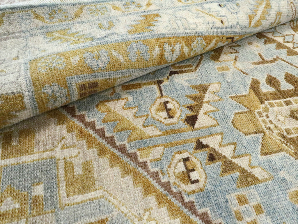 Vintage Persian Malayer Accent Rug, No.28574 - Galerie Shabab