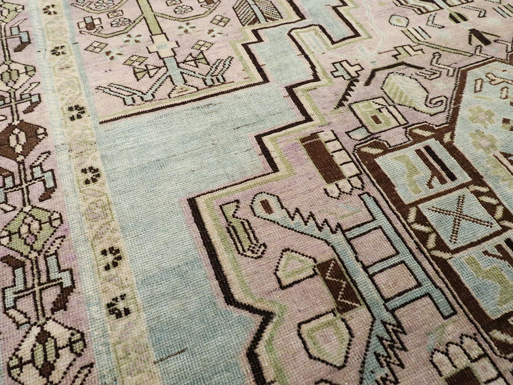 Vintage Persian Afshar Accent Rug, No.28575 - Galerie Shabab