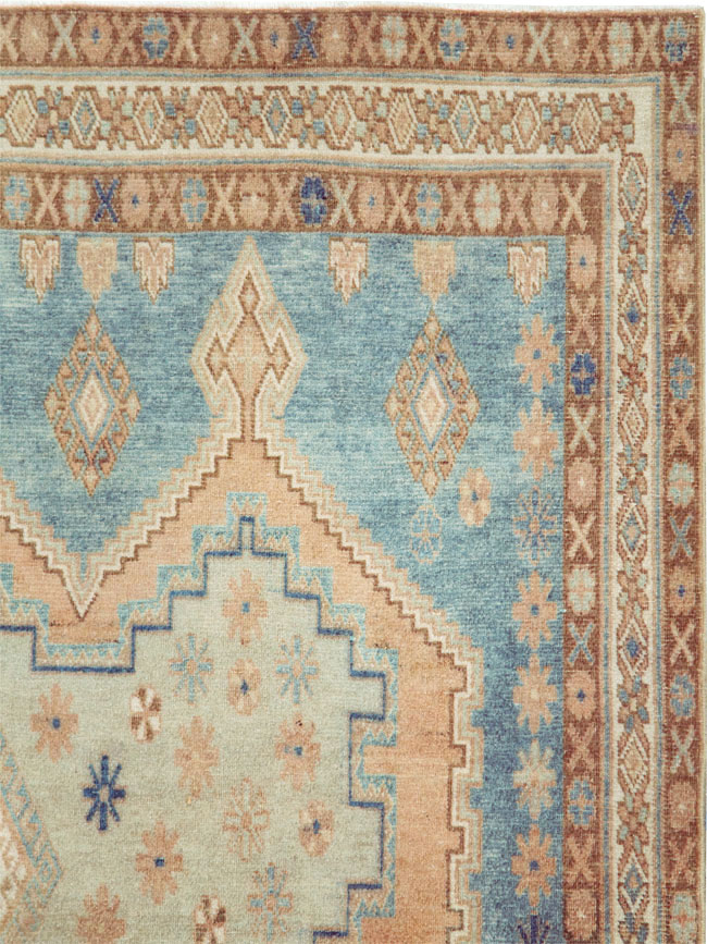 Vintage Persian Afshar Accent Rug, No.28576 - Galerie Shabab