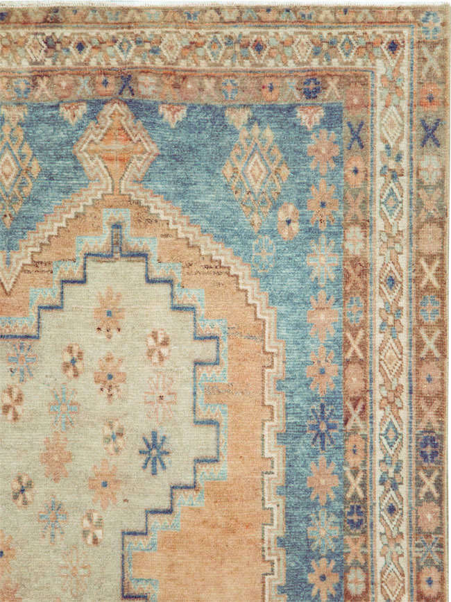 Vintage Persian Afshar Accent Rug, No.28576 - Galerie Shabab