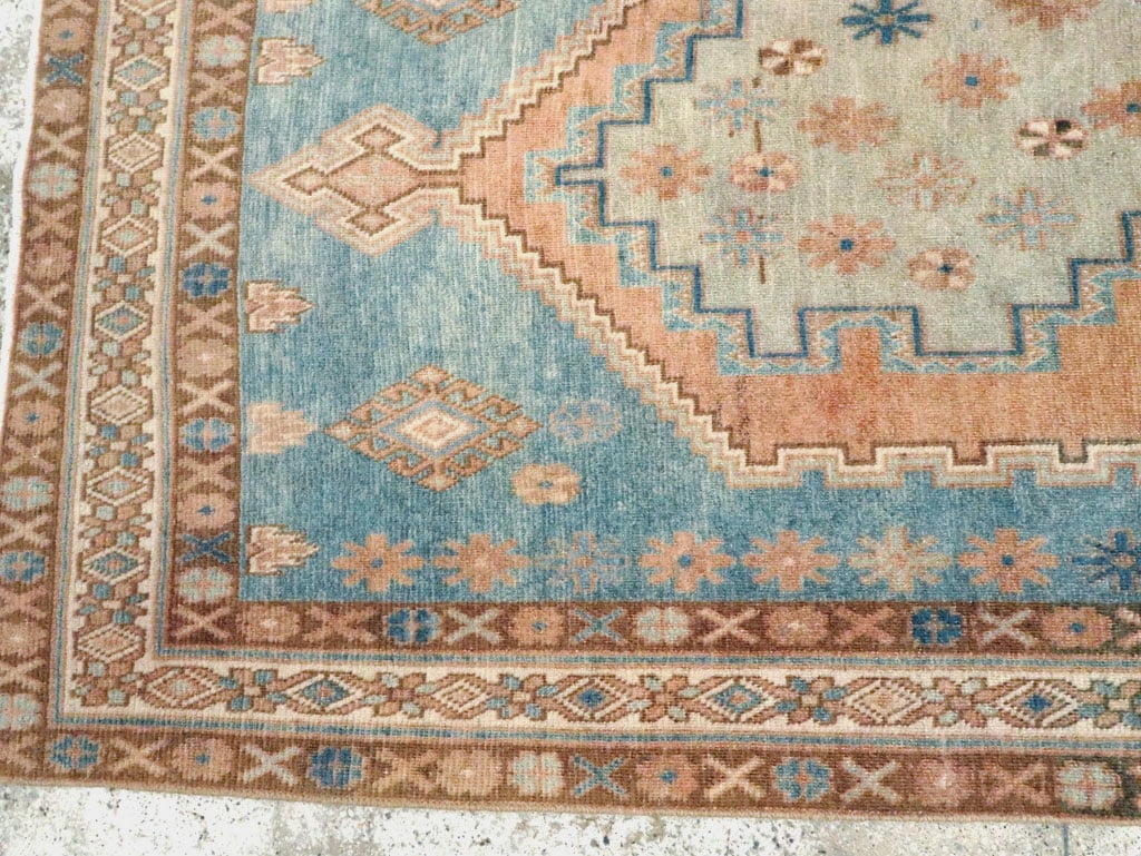 Vintage Persian Afshar Accent Rug, No.28576 - Galerie Shabab