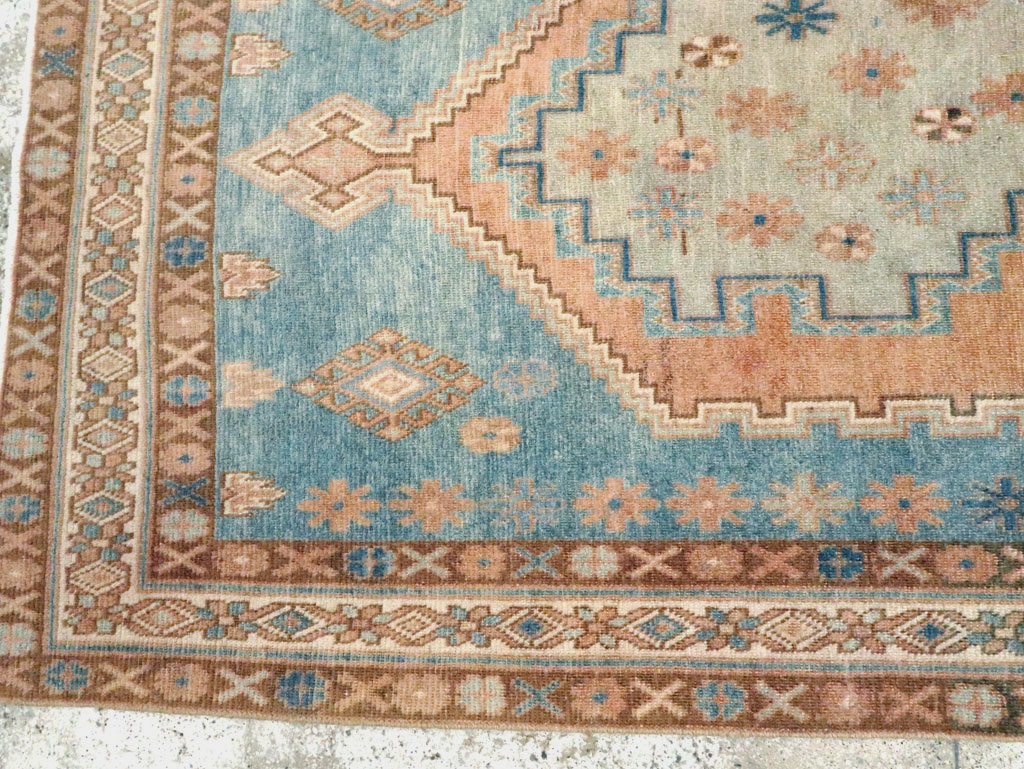 Vintage Persian Afshar Accent Rug, No.28576 - Galerie Shabab