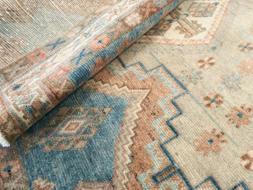 Vintage Persian Afshar Accent Rug, No.28576 - Galerie Shabab