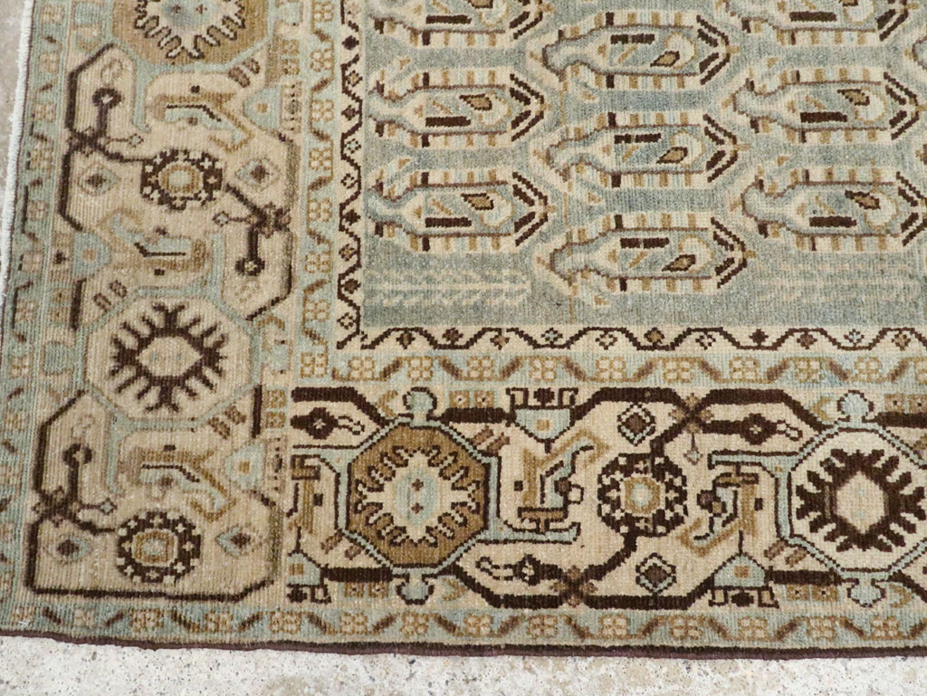 Vintage Persian Malayer Accent Rug, No.28577 - Galerie Shabab