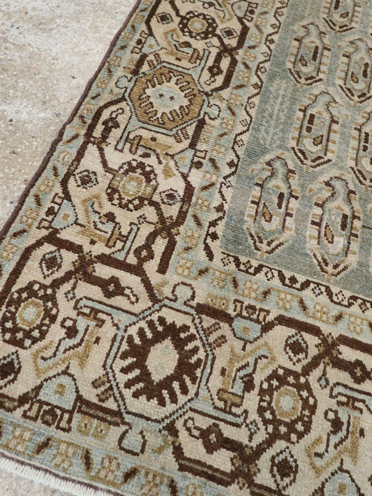 Vintage Persian Malayer Accent Rug, No.28577 - Galerie Shabab