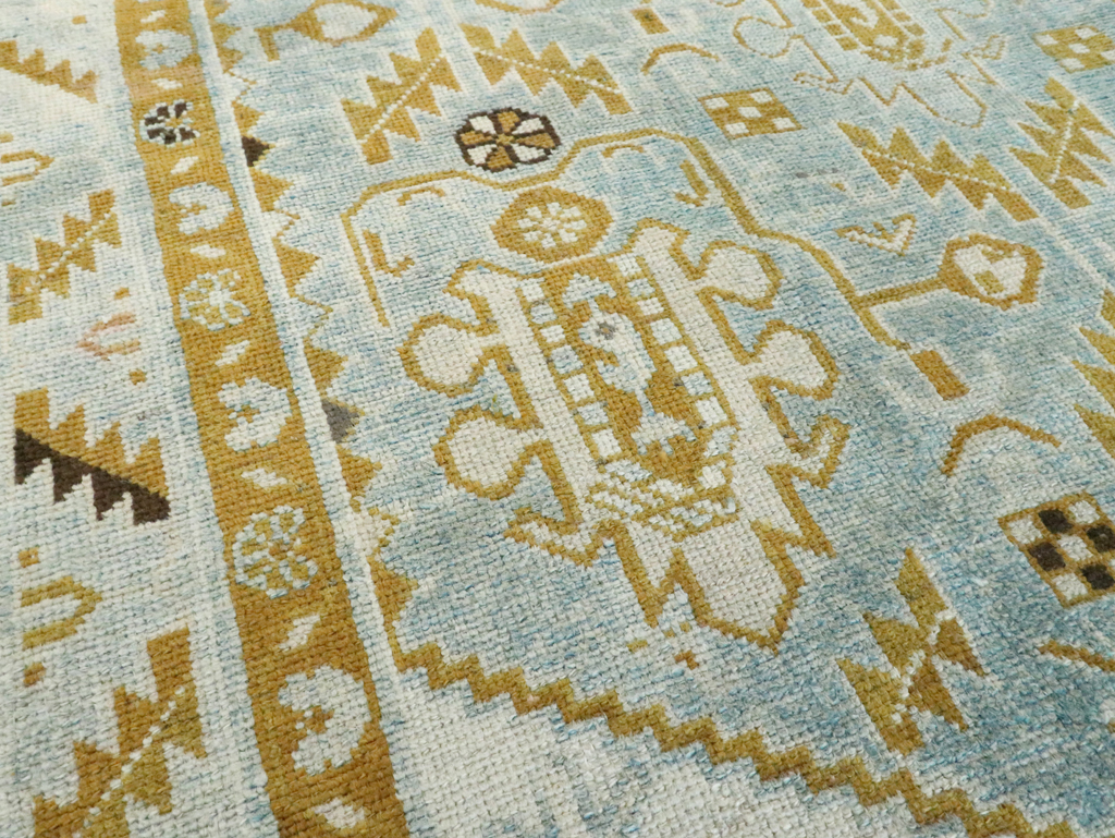 Vintage Persian Malayer Accent Rug, No.28578 - Galerie Shabab